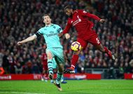 Stephan Lichtsteiner was poor on the right side of Arsenal's defence